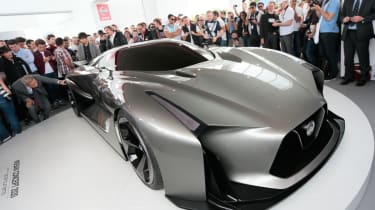 日产概念2020 Vision GT在耶和华2014年的金属
