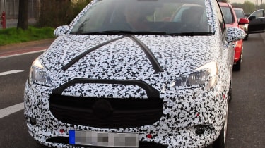 新的Vauxhall Corsa 2014 Spied