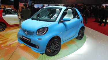 Smart Fortwo Cabrio Brabus Edition击中日内瓦2016