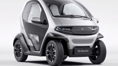 新的Eli Zero电动车猿雷诺2017年CES的Twizy