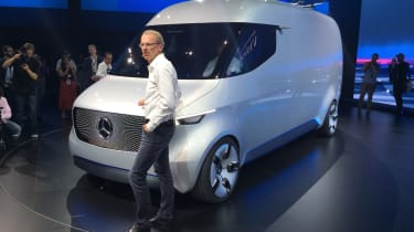新的梅赛德斯Vision Van Concept预览了商用车的未来