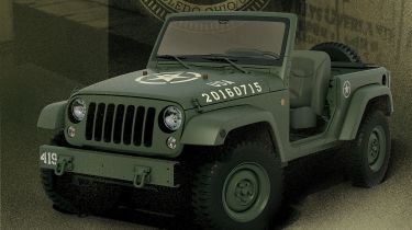 Jeep Wrangler致敬概念是巨大的oo-Rah到品牌的75年历史