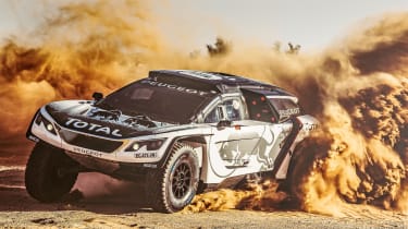 Sandblaster：新的Peugeot 3008 DKR齿轮在2017年达喀尔集会