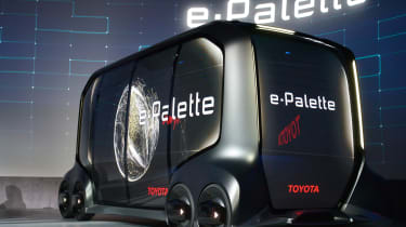 自动驾驶丰田电子调色板概念EV和移动联盟揭示了