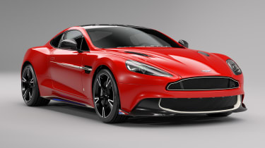 这是Aston Martin的Q师的vanquish的红色箭头版