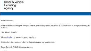 DVLA SCAM电子邮件：警告欺诈者发出的网络钓鱼电子邮件