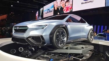 新的Subaru WRX STI由2020年带有混合动力