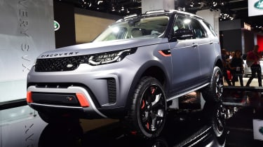 Extreme 518BHP Land Rover Discovery SVX显示在法兰克福电机展