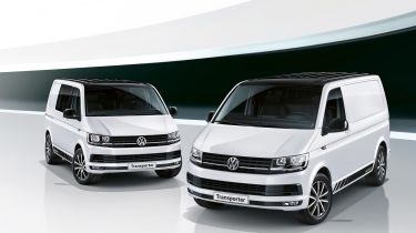 完全加载的新VW运输版型号推动面板范本码