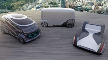 梅赛德斯视觉Urbanic概念预览无人驾驶的城市未来