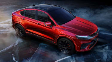 吉利揭示了基于沃尔沃XC40平台的新FY11 Coupe SUV