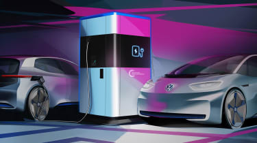 Volkswagen预览便携式EV充电站
