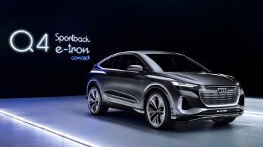 新2021奥迪Q4运动返回E-Tron概念预览电动轿跑车SUV