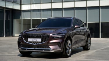 包裹着新的Genesis GV70豪华SUV