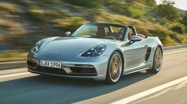 新保时捷Boxster 25年庆祝跑车的生日