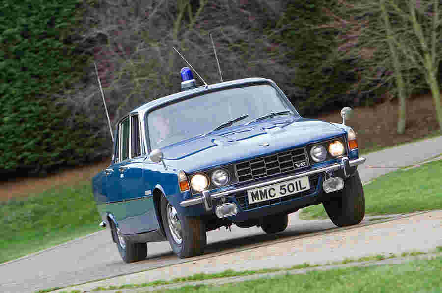 老式警车：ROVER P6 3500s.