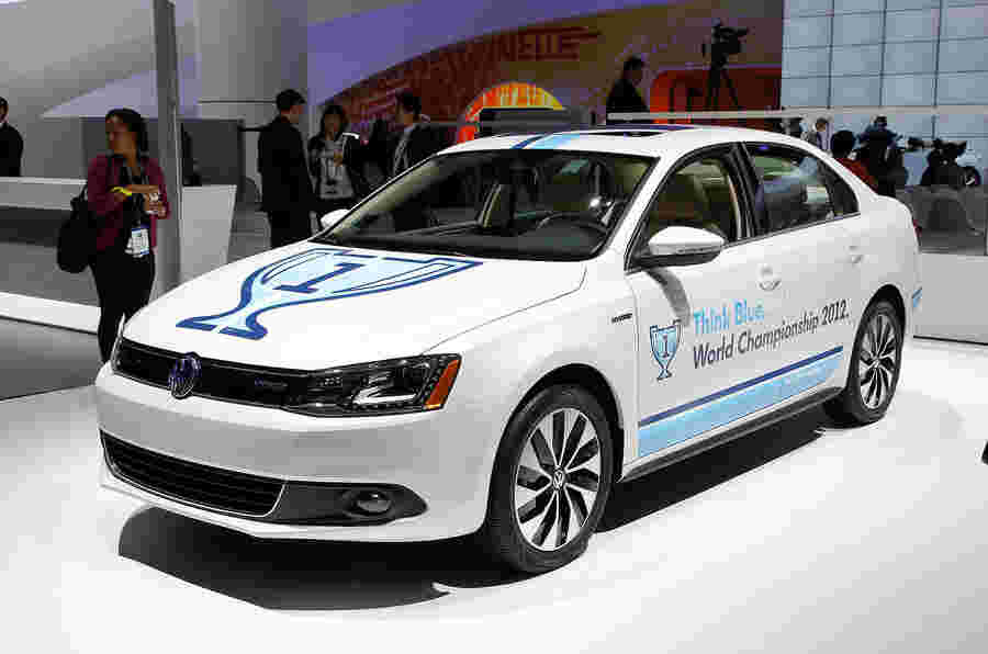 La Motor展示：vw jetta hybrid.