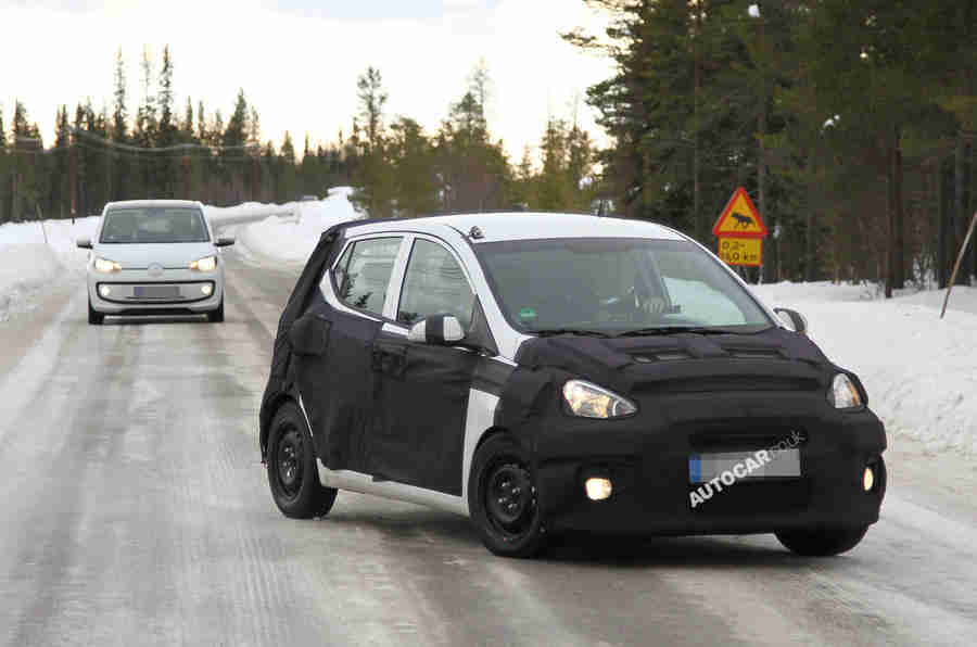 新的Hyundai I10原型发现