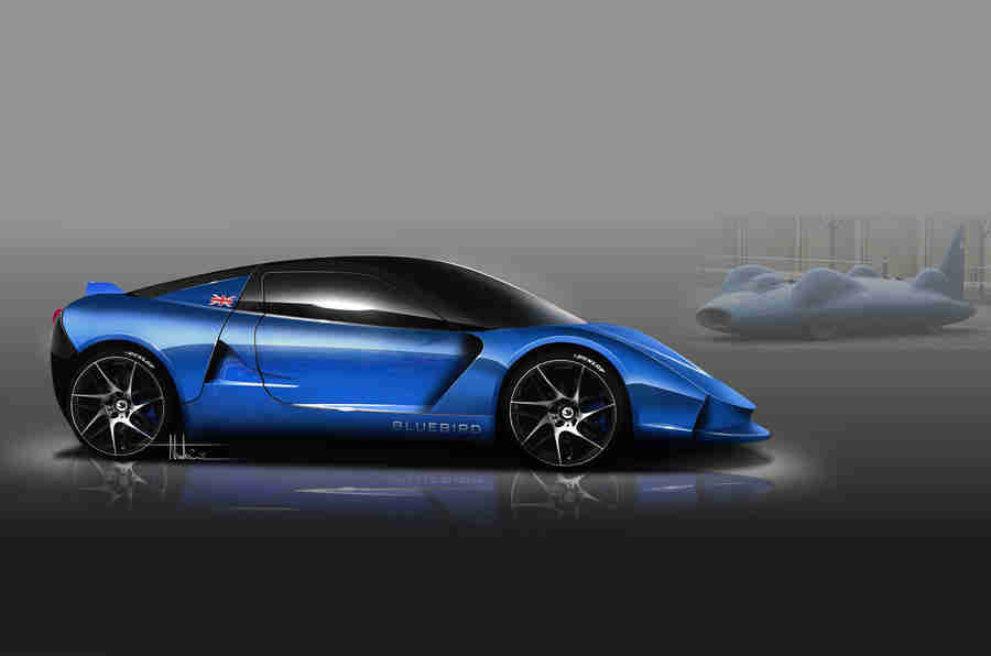 蓝鸫在九月揭示跑车和电动赛车