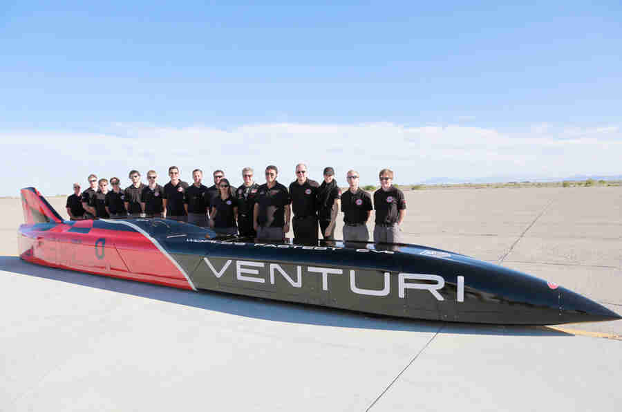 Venturi计划372mph电力陆速记录运行