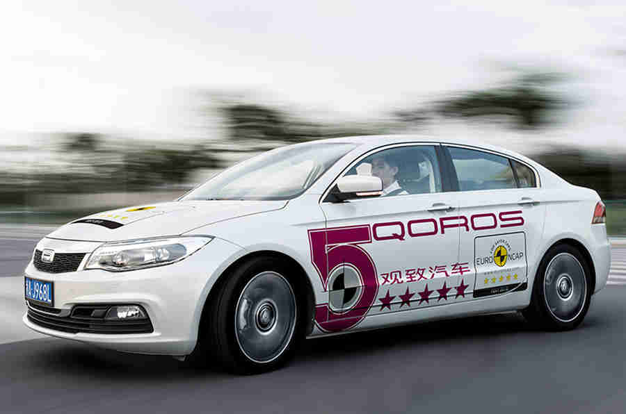 Qoros 3实现了2013年的最高欧洲NCAP评分
