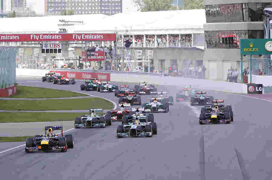 Vettels Heads Alonso和Canadian Grand Prix的汉密尔顿 - 举报和图片