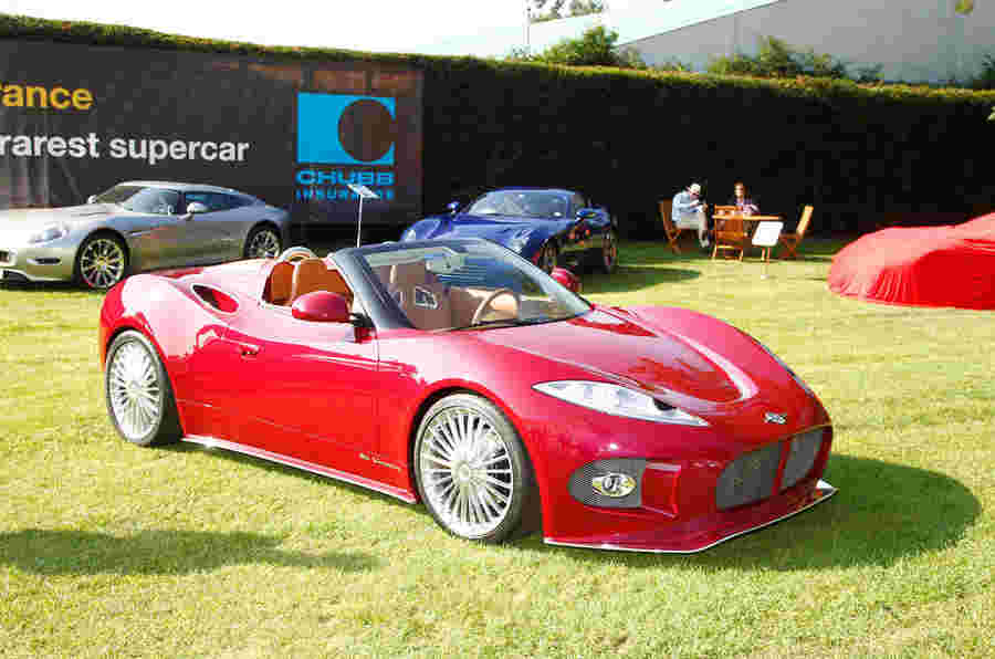 沙龙饲养2013年：spyker b6 venator spyder成本为135万英镑