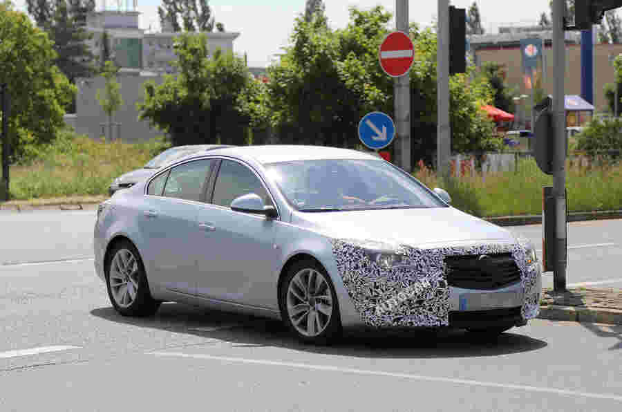 Vauxhall Insignia Facelift：最新的间谍照片
