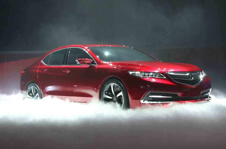 acura tlx概念显示在底特律