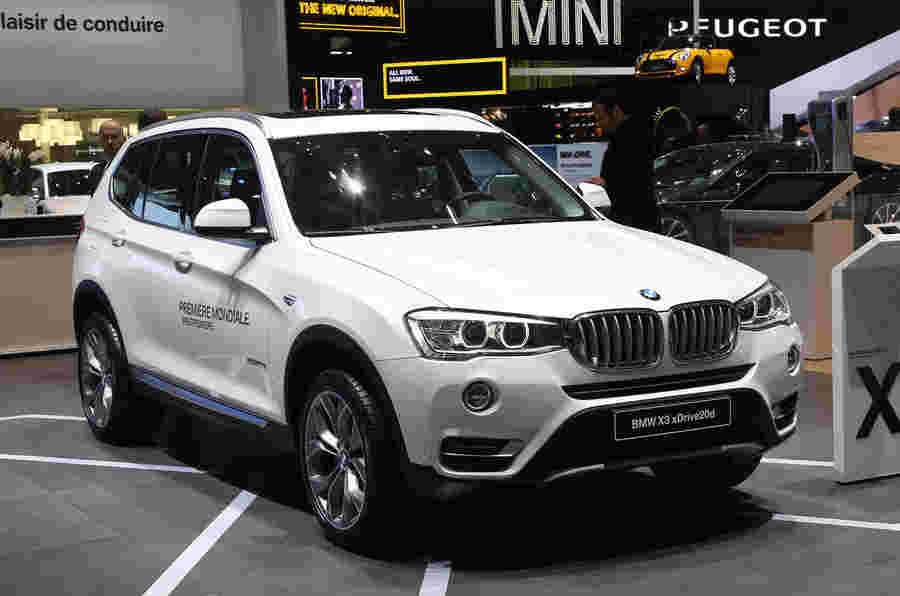 修改了日内瓦的BMW X3