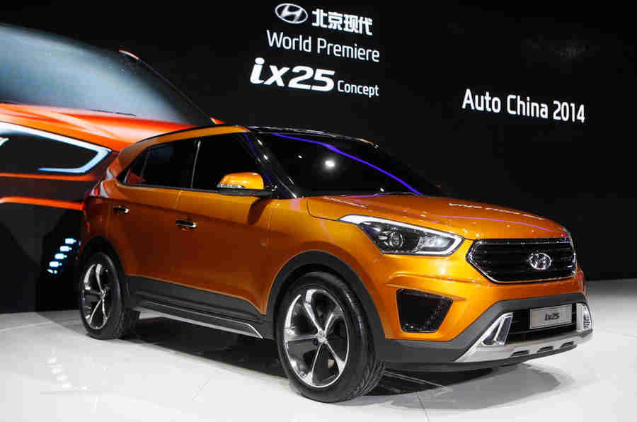 Hyundai IX25概念预览新的Compact SUV