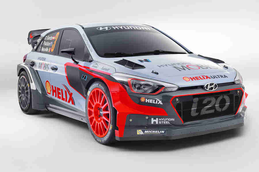 新的现代I20 WRC在2016年世界集会锦标赛之前透露