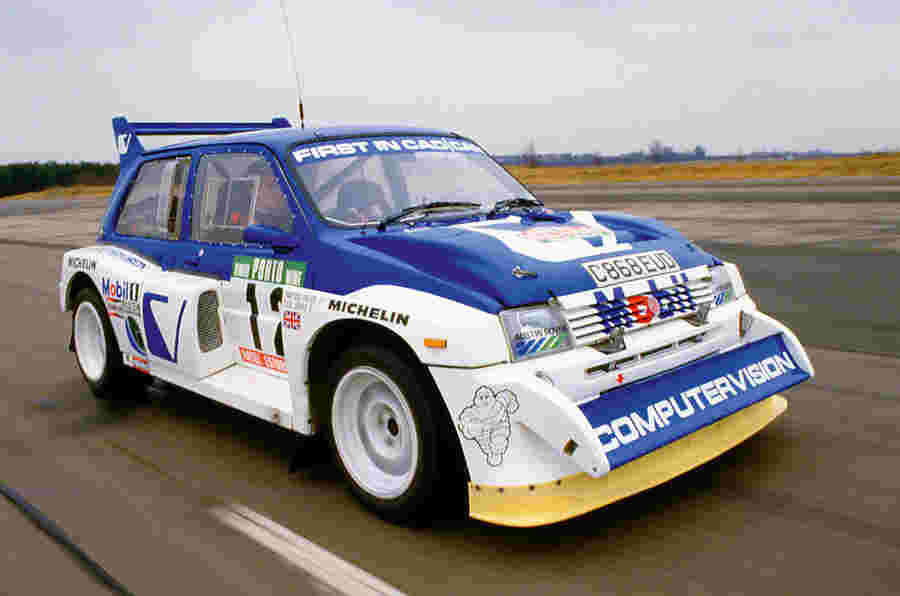 1986年4月2日难以弄乱MG Metro 6R4拉力赛车 - 周四回落