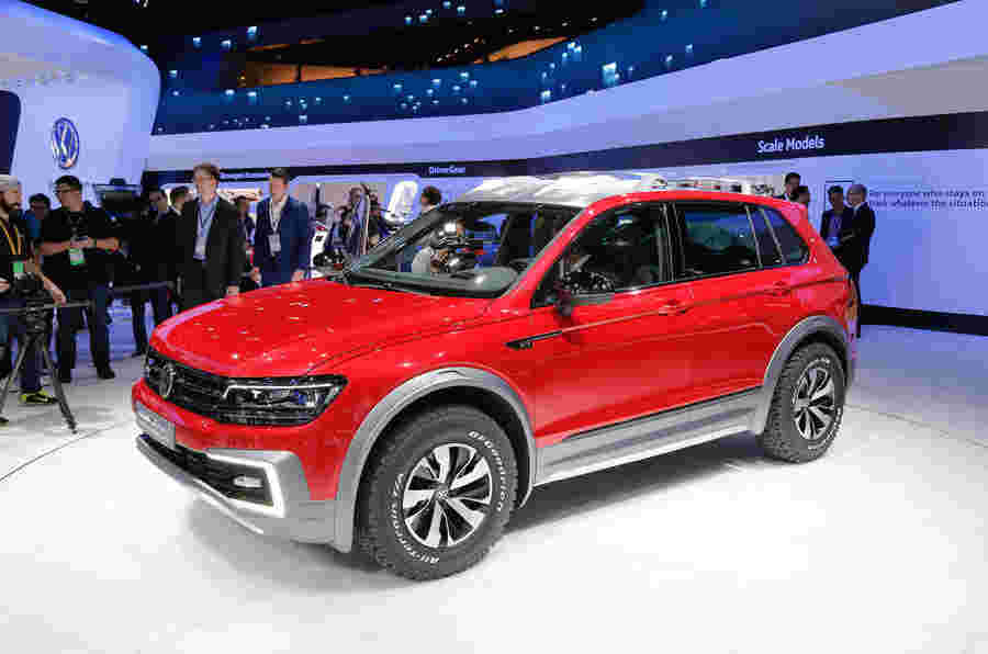 vw tiguan gte活跃概念在底特律揭示