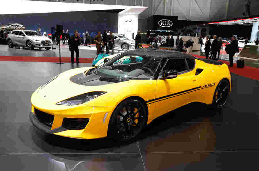 新的Lotus Evora Sport 410在日内瓦电机展