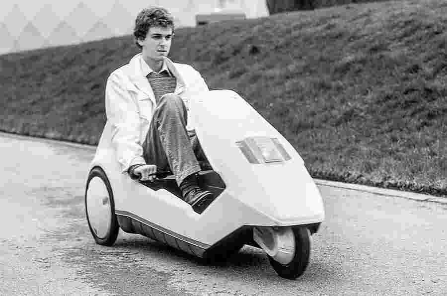 1985年1月16日的Sinclair C5推出 - 星期四回归