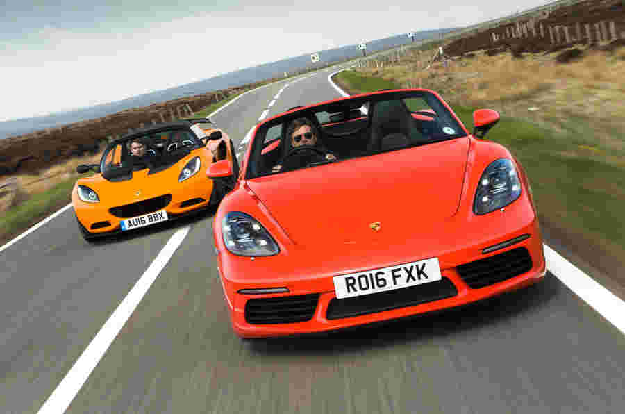 Porsche 718 Boxster S VS Lotus Elise：跑车比较