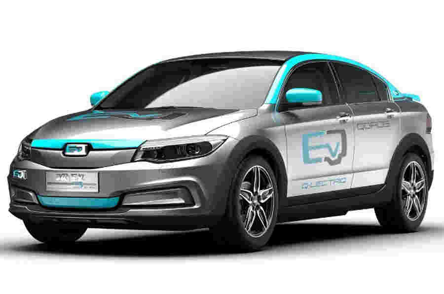 Qoros在广州汽车展上揭示了217英里的EV概念