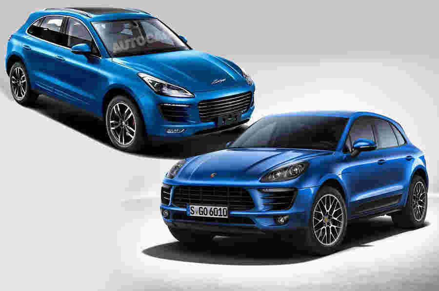 Zotye SR9是保时捷Macan克隆