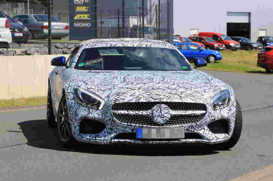 2017梅赛德斯-AMG GT Roadster  - 新款间谍镜头