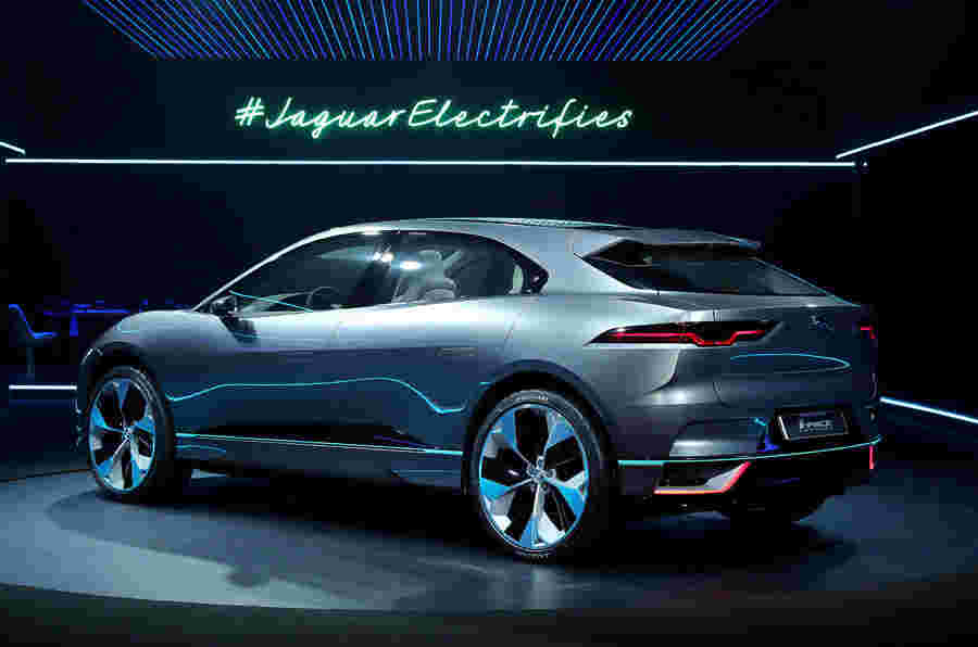 Jaguar I-Pace到Spearhead雄心勃勃的混合和eP卷展览由JLR