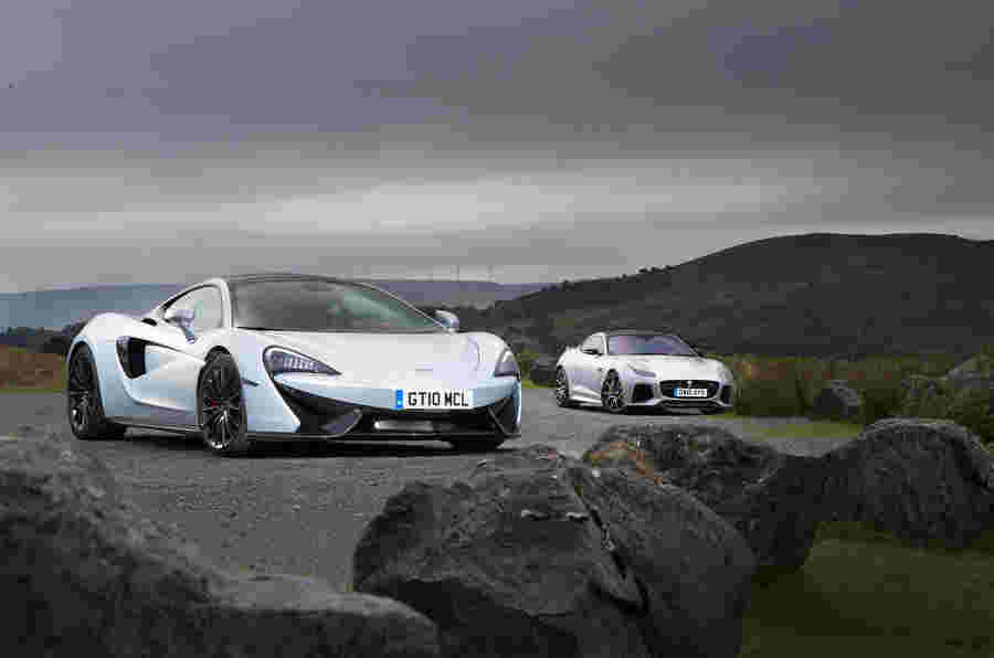 Jaguar F型SVR VS Mclaren 570GT：伟大的英国GTS比较