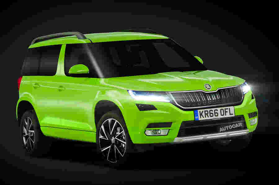 2018 Skoda yeti从新Kodiaq获取灵感