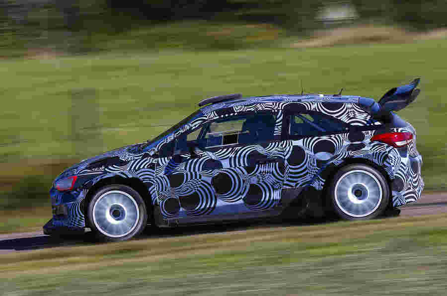 2017 Hyundai I20 Coupe WRC  - 新的赛季前检测照片