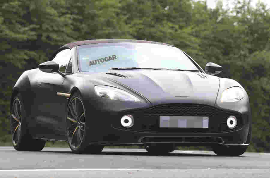 Aston Martin Vanquish Zagato Volante和Speedster发现测试