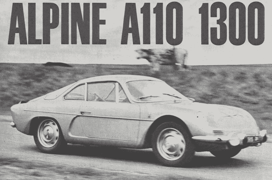 星期四回落：1966年高山A110首次驱动