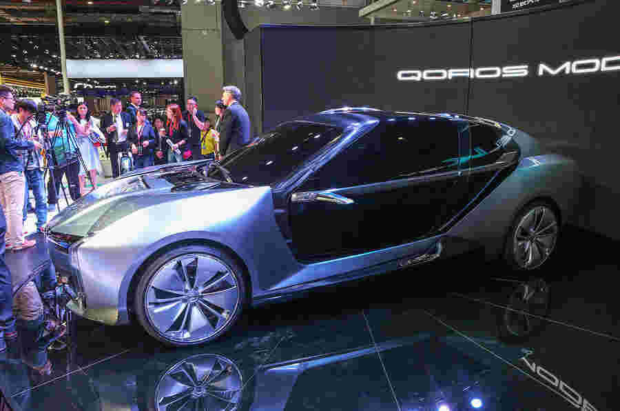 Qoros Model K-EV在上海电机展上公开首选