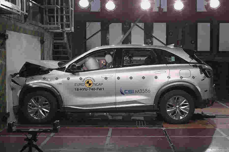 现代Nexo燃料电池SUV实现了最高的安全额定值
