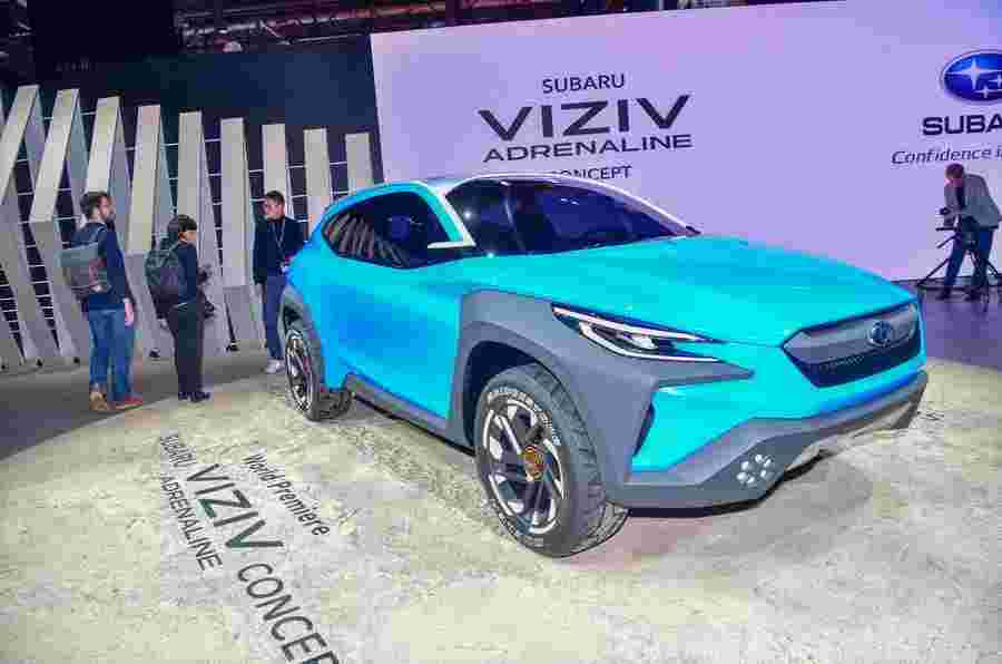 Subaru Viziv肾上腺素暗示在未来的XV设计