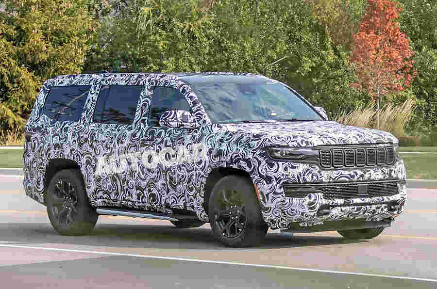 Jeep Grand Wagoneer：2021 SUV在近生产形式中看到